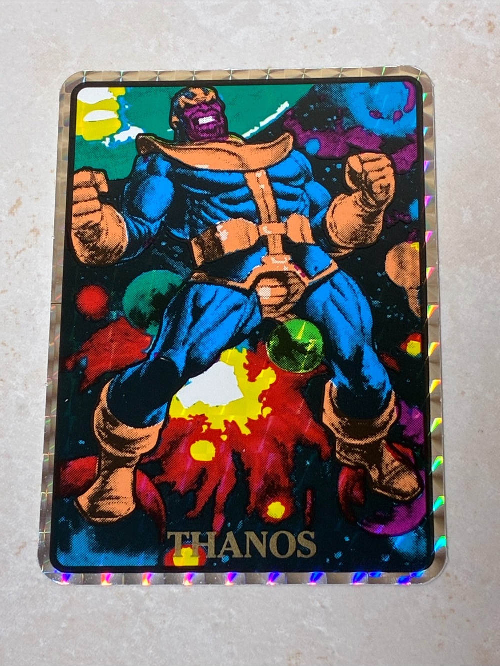 THANOS Marvel Vending Machine Prism Sticker